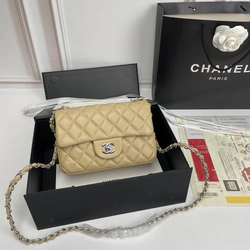11 Chanel Classic Flap Bag Medium Women Luxury Quilted Caviar