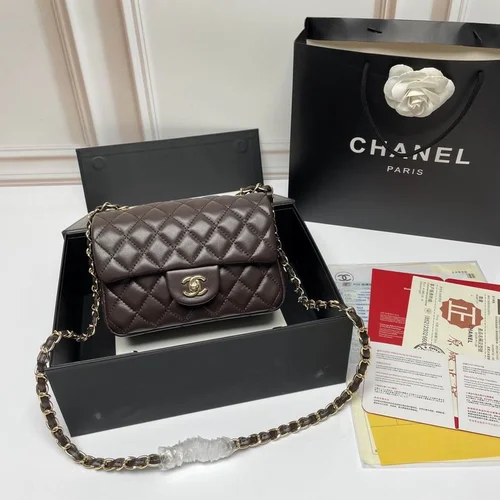 11 Chanel Classic Flap Bag Medium Women Luxury Quilted Caviar
