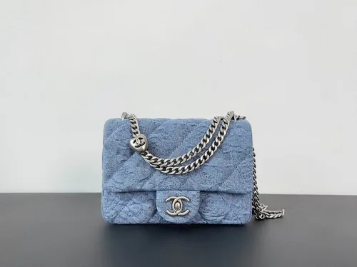 11 Chanel Classic Flap Bag Medium Women Luxury Quilted Caviar