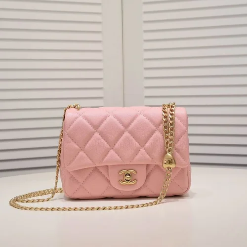 11 Chanel Classic Flap Bag Medium Women Luxury Quilted Caviar