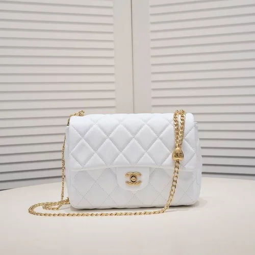 11 Chanel Classic Flap Bag Medium Women Luxury Quilted Caviar