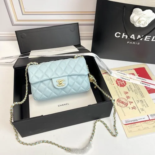 11 Chanel Classic Flap Bag Medium Women Luxury Quilted Caviar