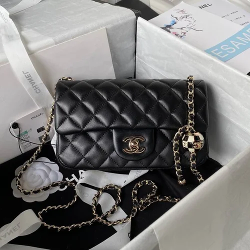 11 Chanel Classic Flap Bag Medium Women Luxury Quilted Caviar