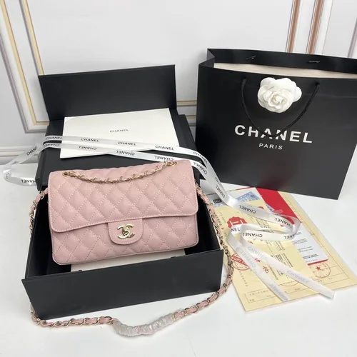 11 Chanel Classic Flap Bag Medium Women Luxury Quilted Caviar