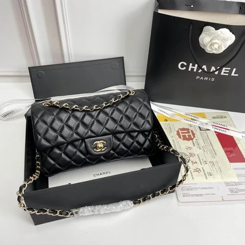 11 Chanel Classic Flap Bag Medium Women Luxury Quilted Caviar