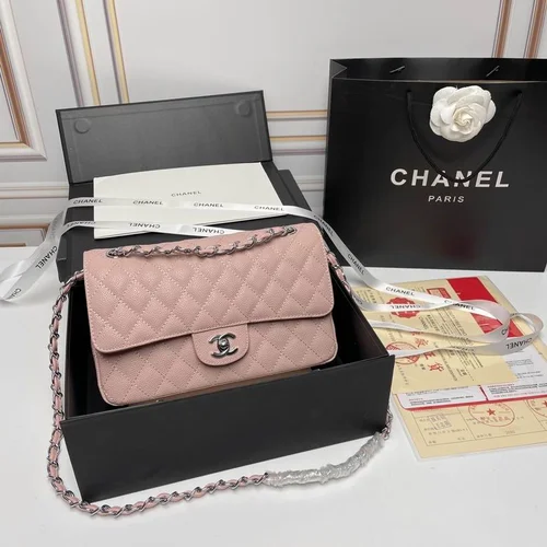 11 Chanel Classic Flap Bag Medium Women Luxury Quilted Caviar