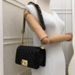 11 Chanel Le Boy Flap Bag Medium Women Luxury Quilted Leather