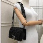 11 Chanel Le Boy Flap Bag Medium Women Luxury Quilted Leather