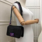 11 Chanel Le Boy Flap Bag Medium Women Luxury Quilted Leather