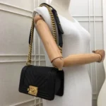 11 Chanel Le Boy Flap Bag Medium Women Luxury Quilted Leather