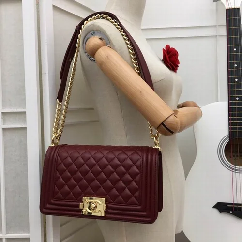 11 Chanel Le Boy Flap Bag Medium Women Luxury Quilted Leather