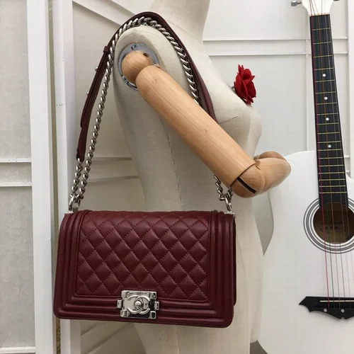 11 Chanel Le Boy Flap Bag Medium Women Luxury Quilted Leather