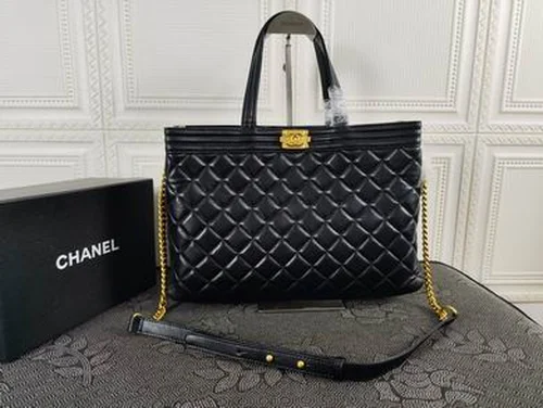 11 Chanel Large Shopping Tote Bag Women Luxury Canvas Designer
