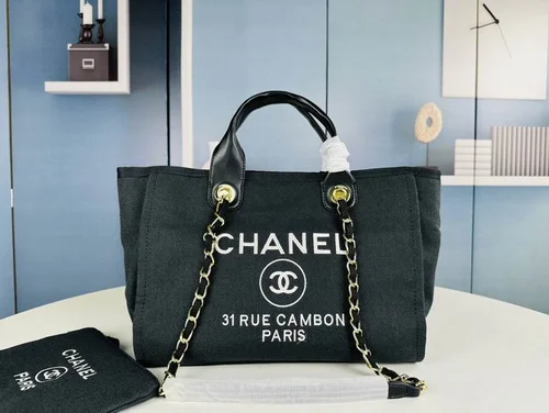 11 Chanel Large Shopping Tote Bag Women Luxury Canvas Designer