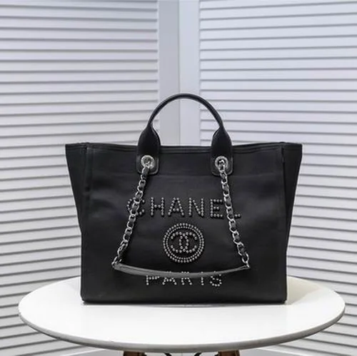 11 Chanel Large Shopping Tote Bag Women Luxury Canvas Designer