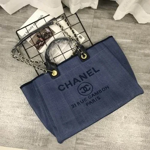 11 Chanel Large Shopping Tote Bag Women Luxury Canvas Designer