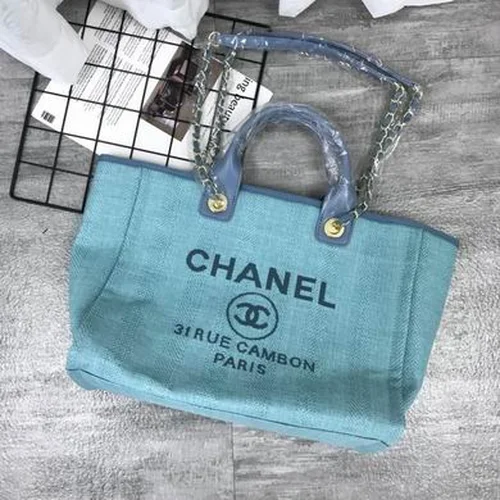 11 Chanel Large Shopping Tote Bag Women Luxury Canvas Designer