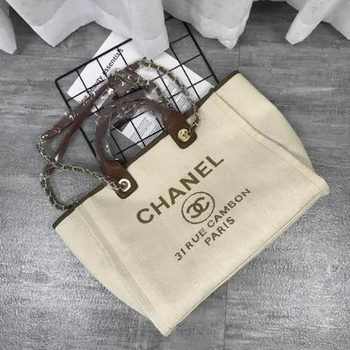11 Chanel Large Shopping Tote Bag Women Luxury Canvas Designer