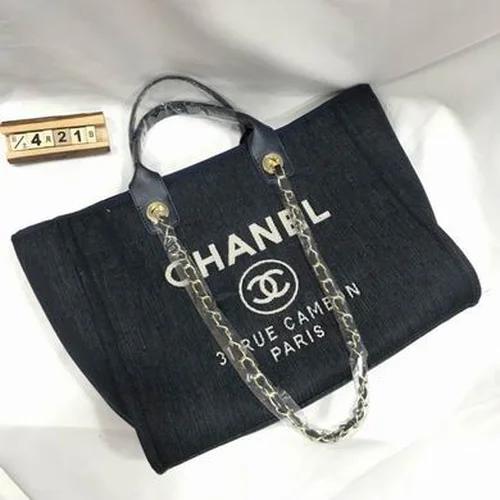 11 Chanel Large Shopping Tote Bag Women Luxury Canvas Designer