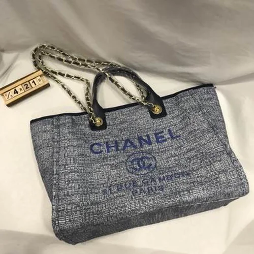 11 Chanel Large Shopping Tote Bag Women Luxury Canvas Designer