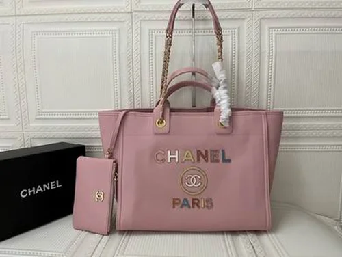 11 Chanel Large Shopping Tote Bag Women Luxury Canvas Designer