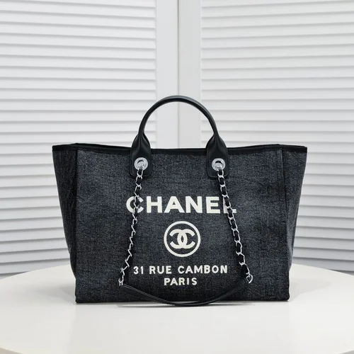 11 Chanel Large Shopping Tote Bag Women Luxury Canvas Designer