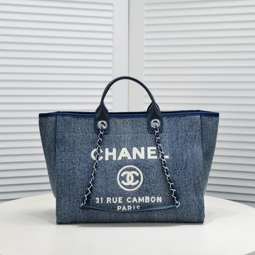 11 Chanel Large Shopping Tote Bag Women Luxury Canvas Designer