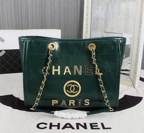 11 Chanel Large Shopping Tote Bag Women Luxury Canvas Designer