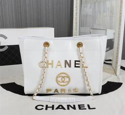 11 Chanel Large Shopping Tote Bag Women Luxury Canvas Designer