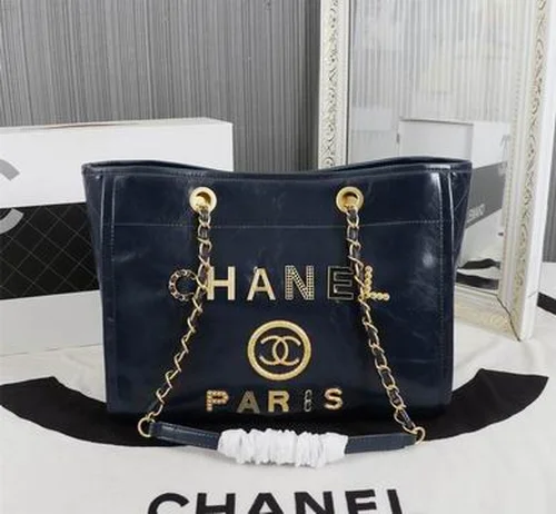 11 Chanel Large Shopping Tote Bag Women Luxury Canvas Designer