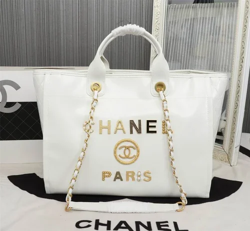 11 Chanel Large Shopping Tote Bag Women Luxury Canvas Designer