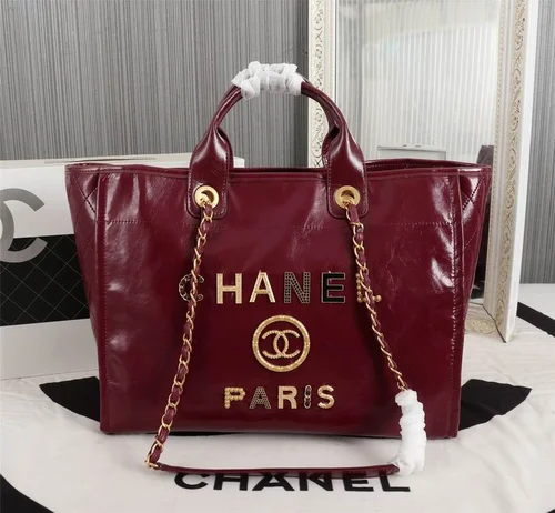 11 Chanel Large Shopping Tote Bag Women Luxury Canvas Designer