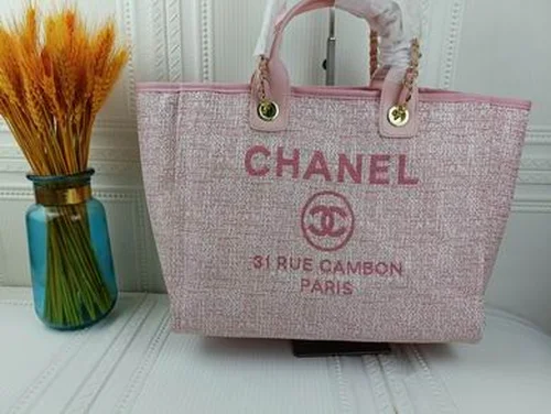 11 Chanel Large Shopping Tote Bag Women Luxury Canvas Designer