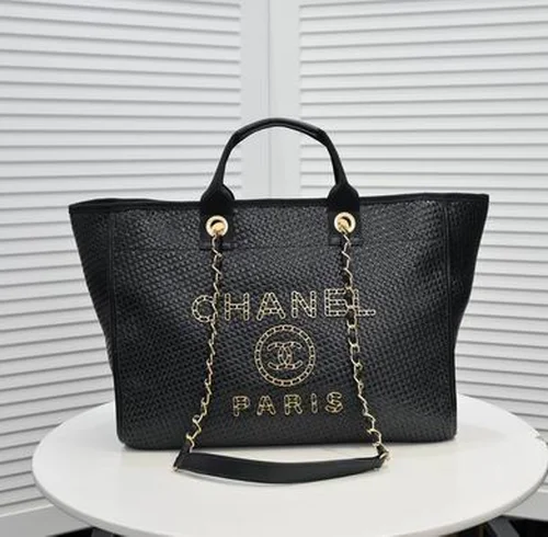 11 Chanel Large Shopping Tote Bag Women Luxury Canvas Designer