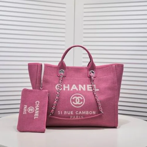 11 Chanel Large Shopping Tote Bag Women Luxury Canvas Designer