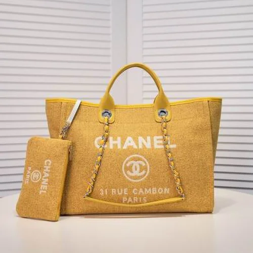 11 Chanel Large Shopping Tote Bag Women Luxury Canvas Designer