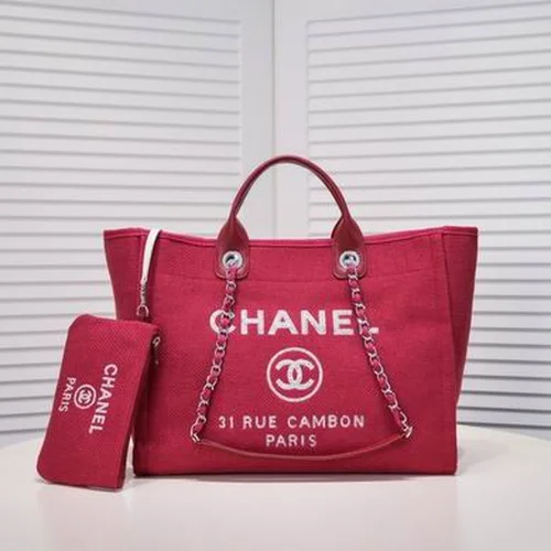 11 Chanel Large Shopping Tote Bag Women Luxury Canvas Designer