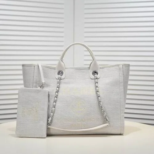 11 Chanel Large Shopping Tote Bag Women Luxury Canvas Designer