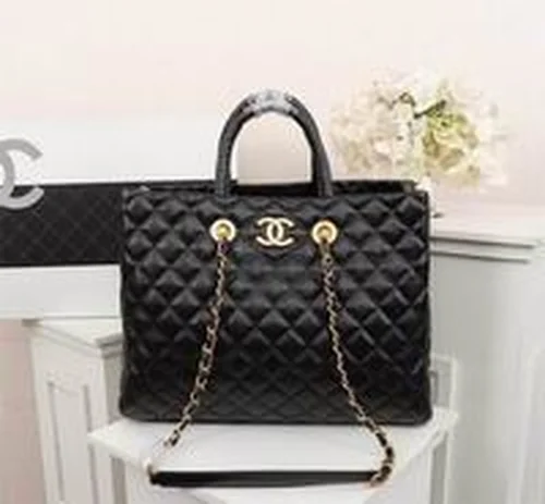 11 Chanel Large Shopping Tote Bag Women Luxury Canvas Designer