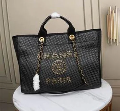 11 Chanel Large Shopping Tote Bag Women Luxury Canvas Designer