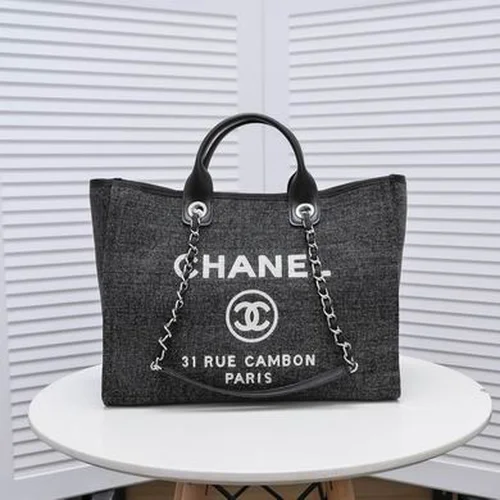 11 Chanel Large Shopping Tote Bag Women Luxury Canvas Designer