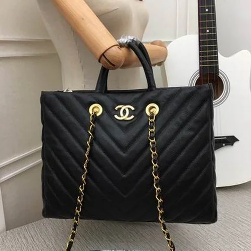 11 Chanel Large Shopping Tote Bag Women Luxury Canvas Designer