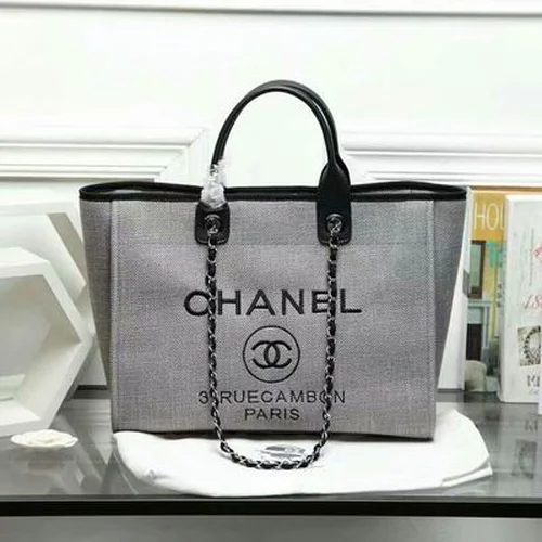 11 Chanel Large Shopping Tote Bag Women Luxury Canvas Designer