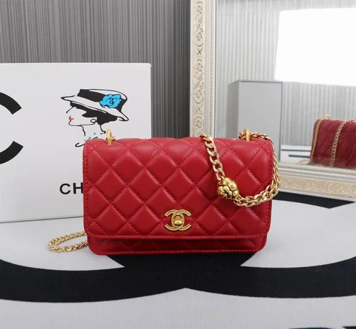 11 Chanel Wallet On Chain WOC Women Luxury Caviar Leather