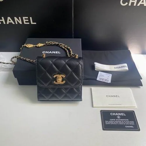 11 Chanel Wallet On Chain WOC Women Luxury Caviar Leather
