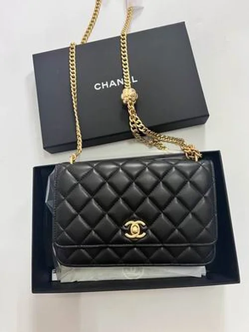 11 Chanel Wallet On Chain WOC Women Luxury Caviar Leather