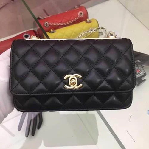 11 Chanel Wallet On Chain WOC Women Luxury Caviar Leather