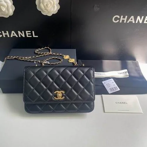11 Chanel Wallet On Chain WOC Women Luxury Caviar Leather