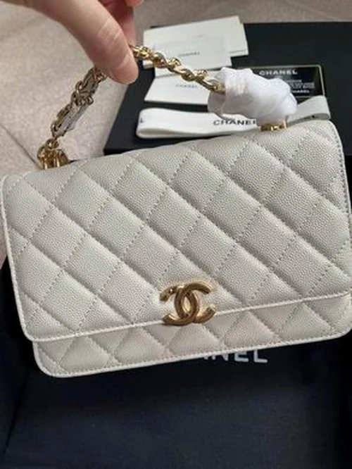 11 Chanel Wallet On Chain WOC Women Luxury Caviar Leather