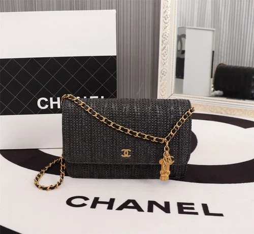 11 Chanel Wallet On Chain WOC Women Luxury Caviar Leather